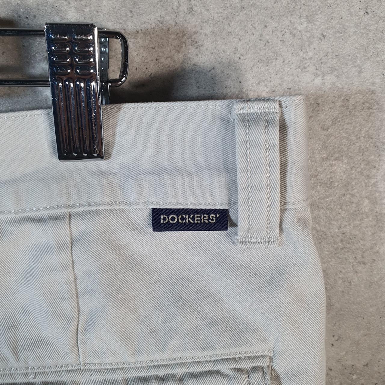 Vintage Dockers Chino Shorts Jorts Cargo Men’s W38 Brown Baggy Cotton