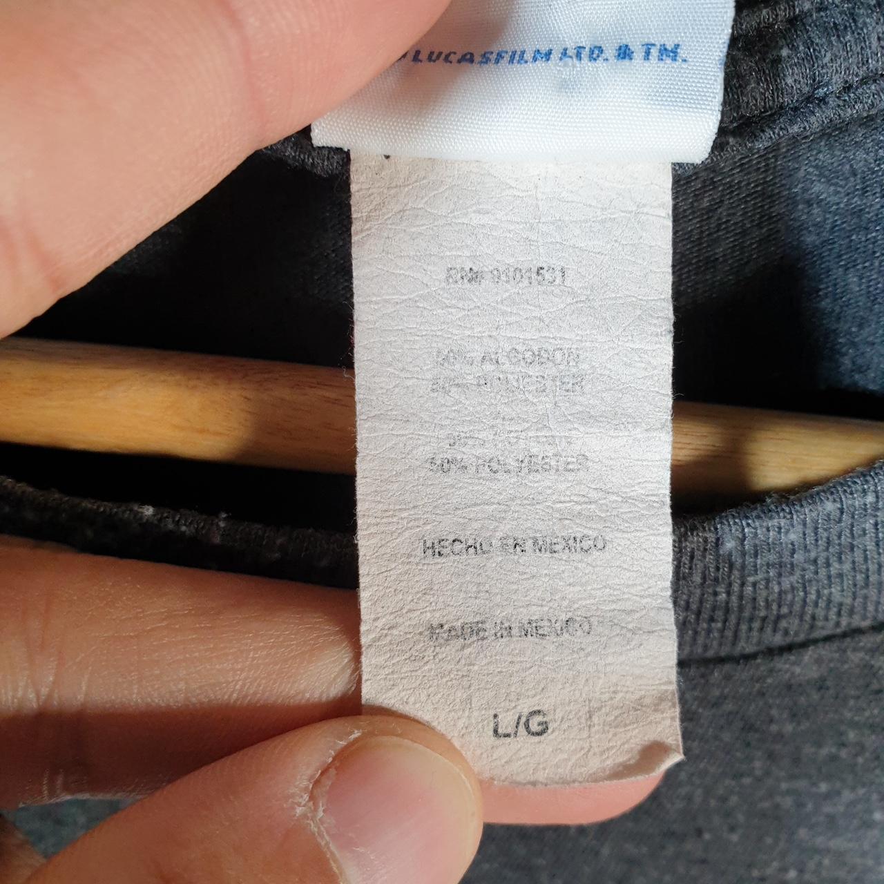 Vintage Star Wars Darth Vader T Shirt Men’s Large Grey Logo Graphic Spellout