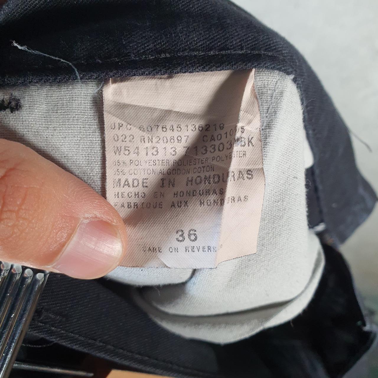 Vintage Dickies Baggy Chino Shorts Jorts Cargo Mens W36 Black Regular Fit