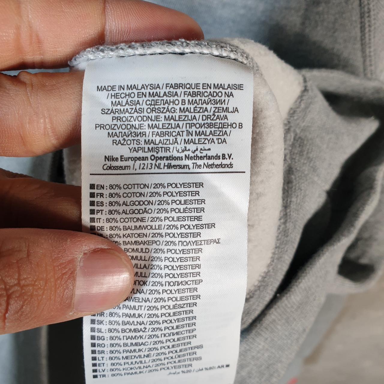 Vintage Nike Club Embroidered Sweatshirt Men’s Medium Grey Swoosh Y2K Pullover Logo