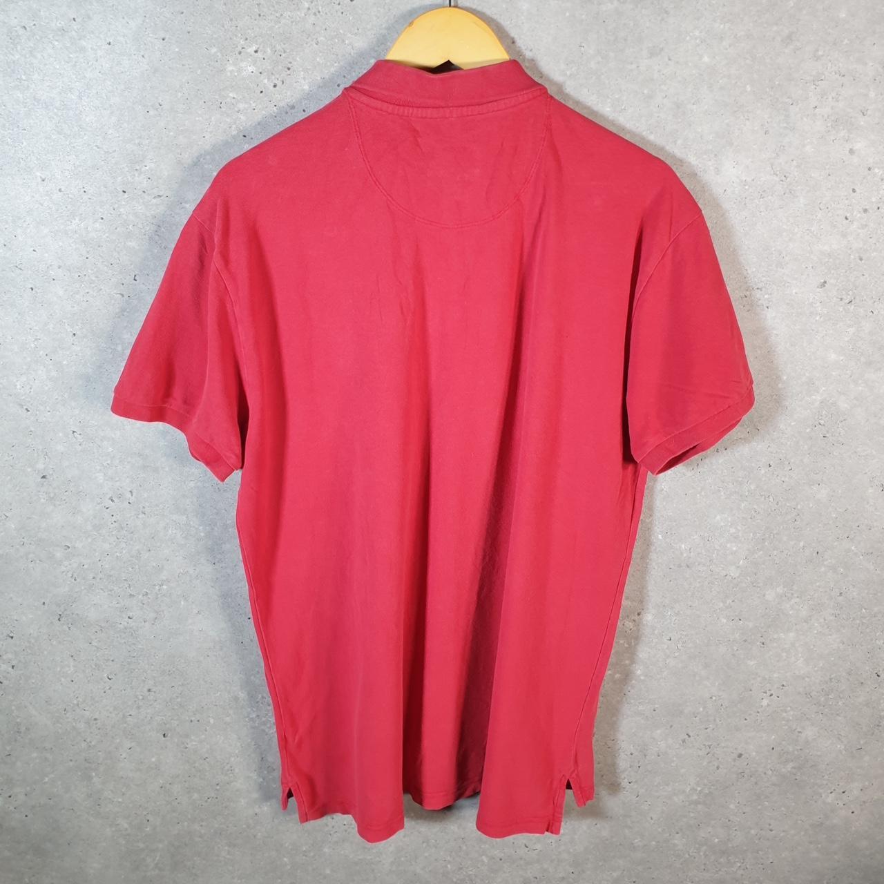 Vintage Gap Button Up Polo Shirt Men’s Large Pink Logo Classic Fit Blank Baggy