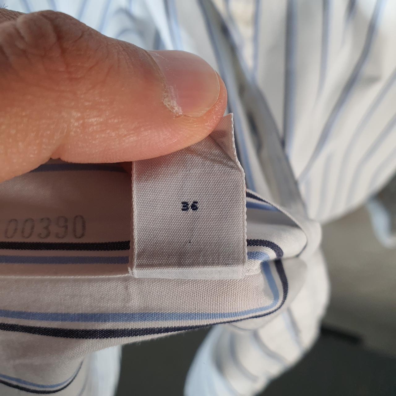 Vintage Ralph Lauren Button Down Shirt Men’s XL White Striped Andrew Fit Cotton Pony