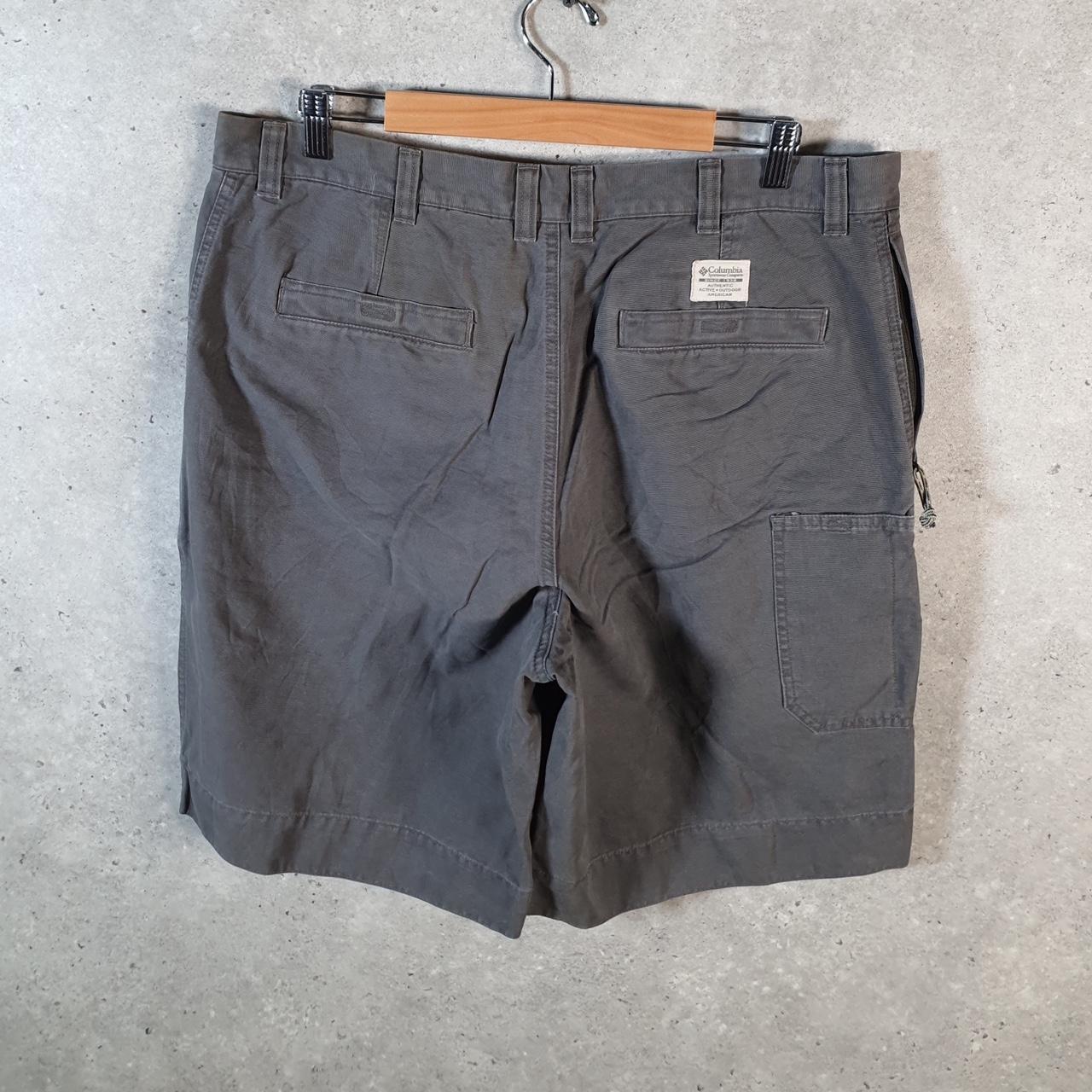 Vintage Columbia Carpenter Shorts Jorts Cargo Men’s W38 Grey Athletic Hiking Baggy