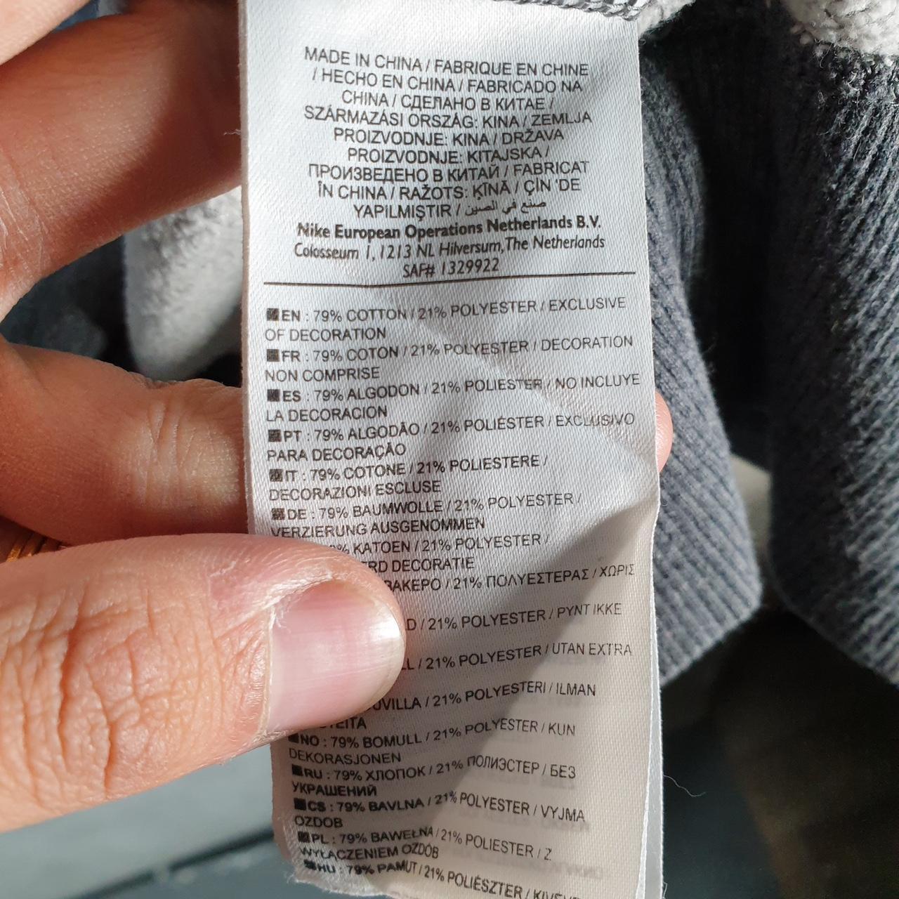 Vintage Nike 90s Club Embroidered Sweatshirt Men’s XL Grey Swoosh Y2K Pullover