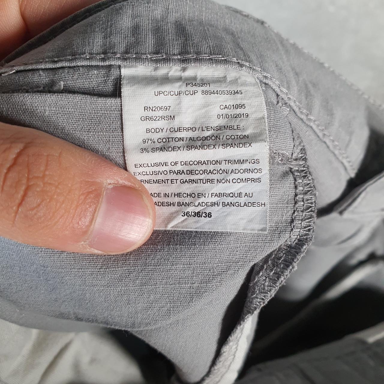 Vintage Dickies Baggy Chino Shorts Jorts Cargo Mens W36 Grey Relaxed Fit