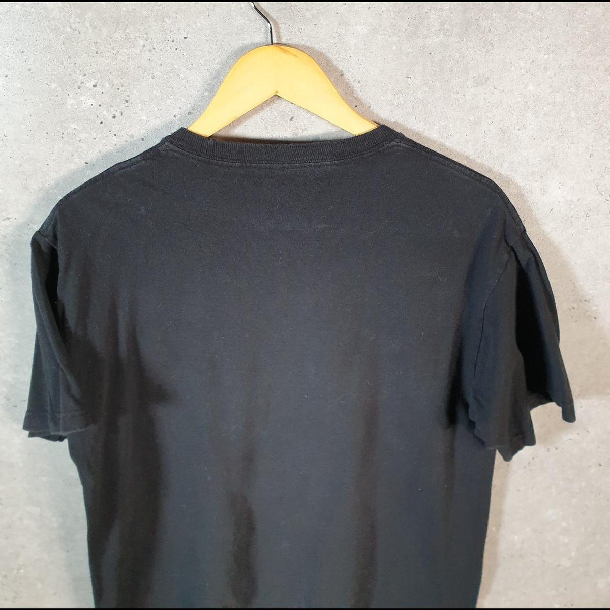 Vintage Marvel Loki Trouble Maker T Shirt Shirt Men’s Medium Black Logo Graphic Spellout C9591