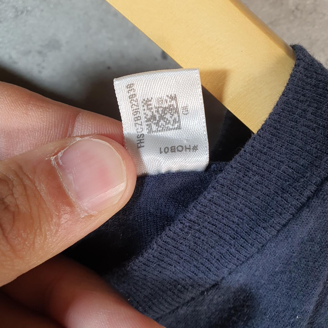 Vintage Adidas Amplifier T Shirt Men’s Large Navy Blue Three Stripes Logo Athletic