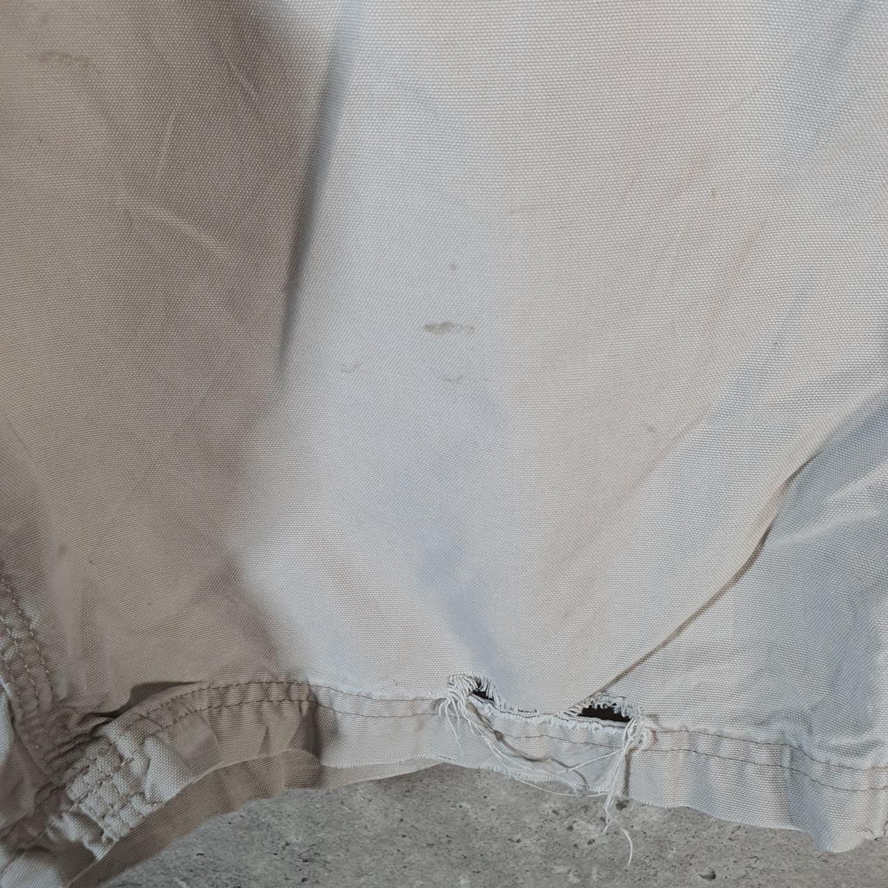 Vintage Carhartt Baggy Carpenter Shorts Jorts Cargo Men’s W34 Beige Original Fit Workwear Big Fish Vintage