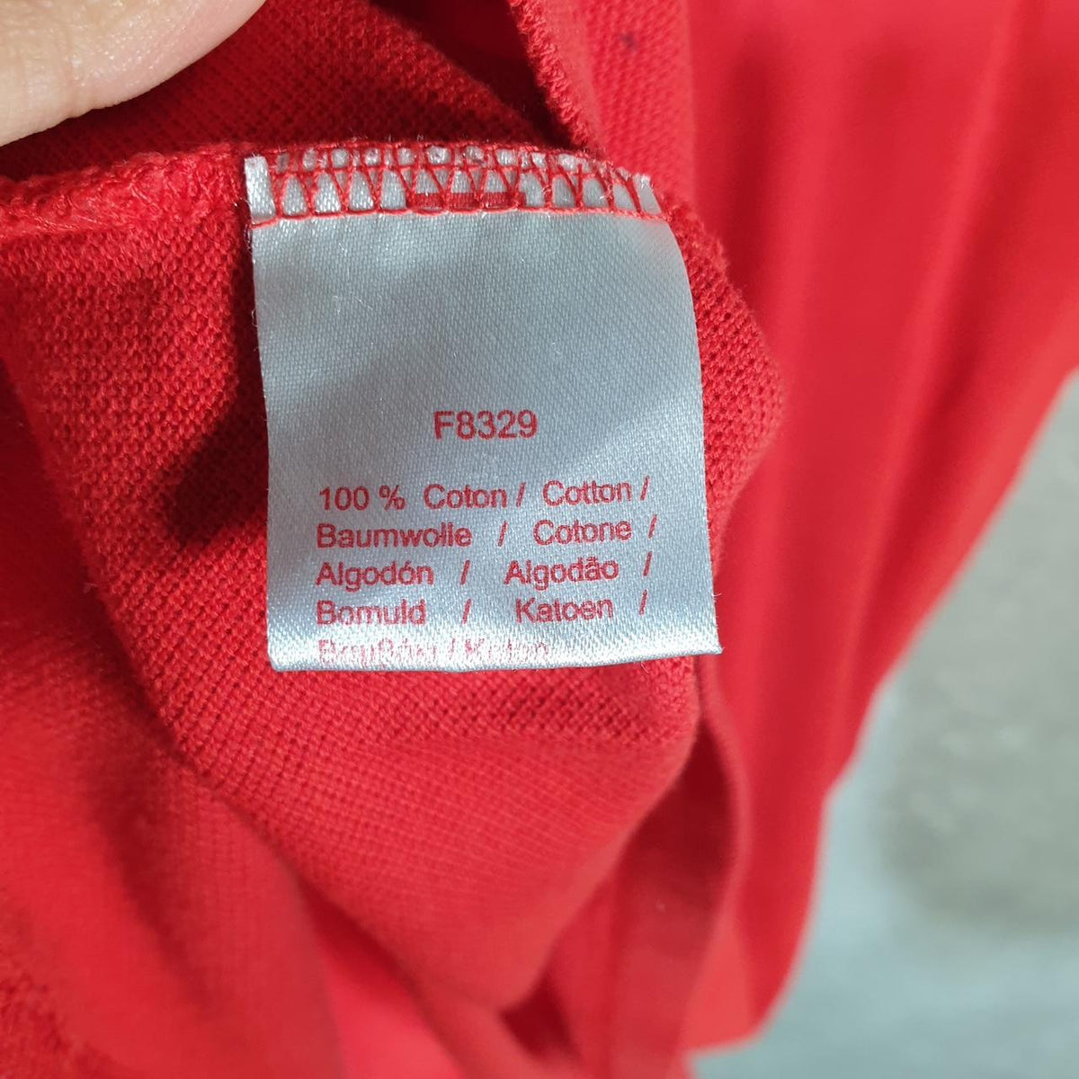 Vintage Lacoste Polo Shirt Men’s Medium Red Regular Fit Embroidered Logo