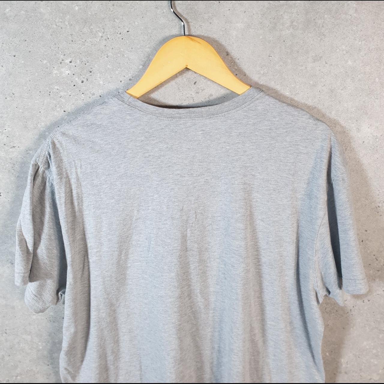 Vintage Ralph Lauren Polo T Shirt Men’s Large Grey Embroidered Classic Fit Pony C9062