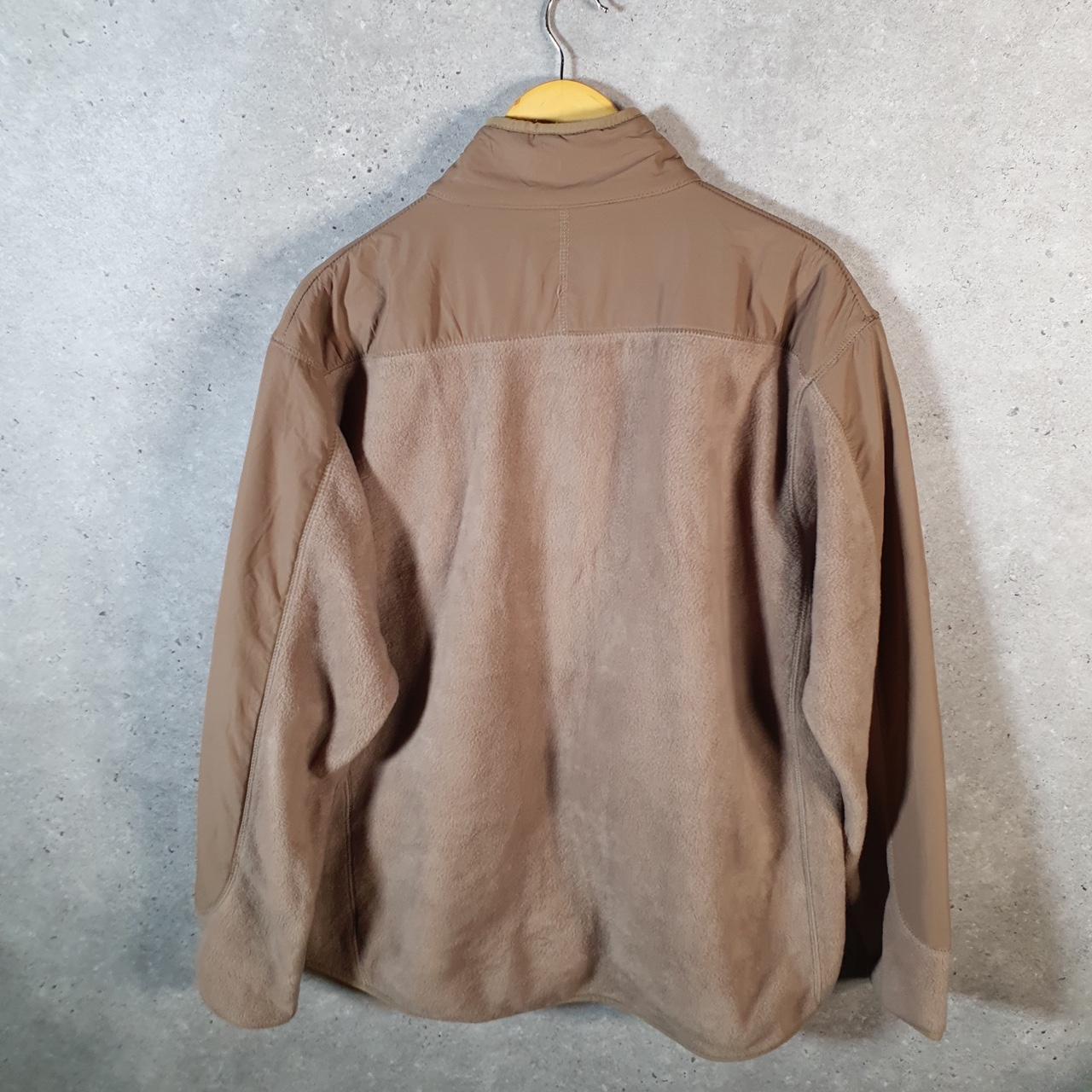 Vintage Chaps Ralph Lauren Full Zip Fleece Sweatshirt Mens Large Brown
