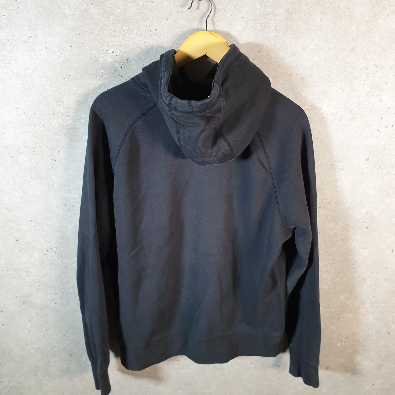 Vintage Nike Club Hoodie Men’s Large Black Spellout Swoosh Y2K Pullover