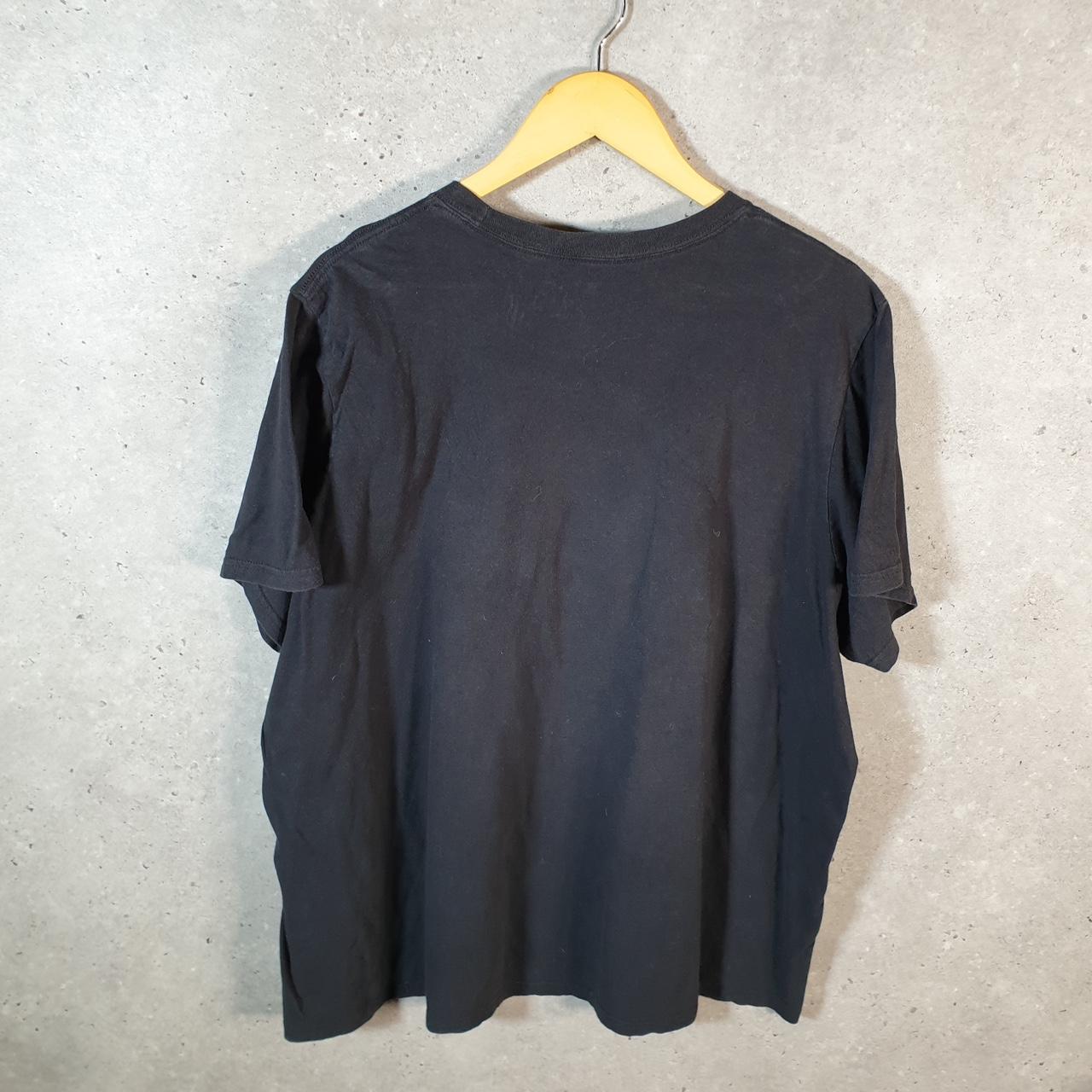 Vintage Adidas Amplifier T Shirt Men’s 2XL Black Three Stripes Logo Athletic