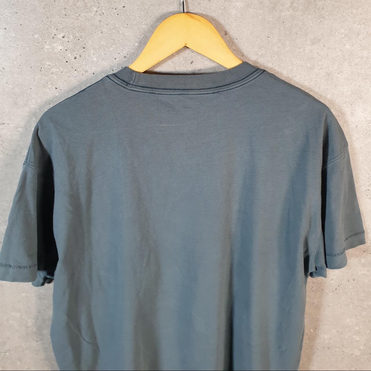 Vintage Abercrombie & Fitch Blank T Shirt Men’s Large Blue Casual Baggy C9944