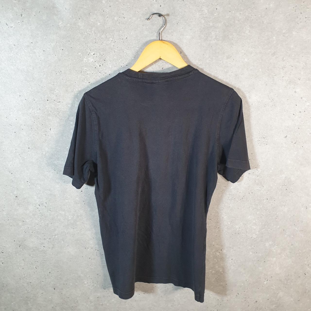 Vintage Adidas Trefoil T Shirt Men’s Small Black Spellout Logo Athletic