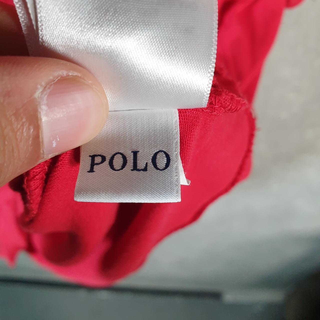 Vintage Ralph Lauren Polo T Shirt Men’s Large Red Embroidered Classic Fit Pony C9148