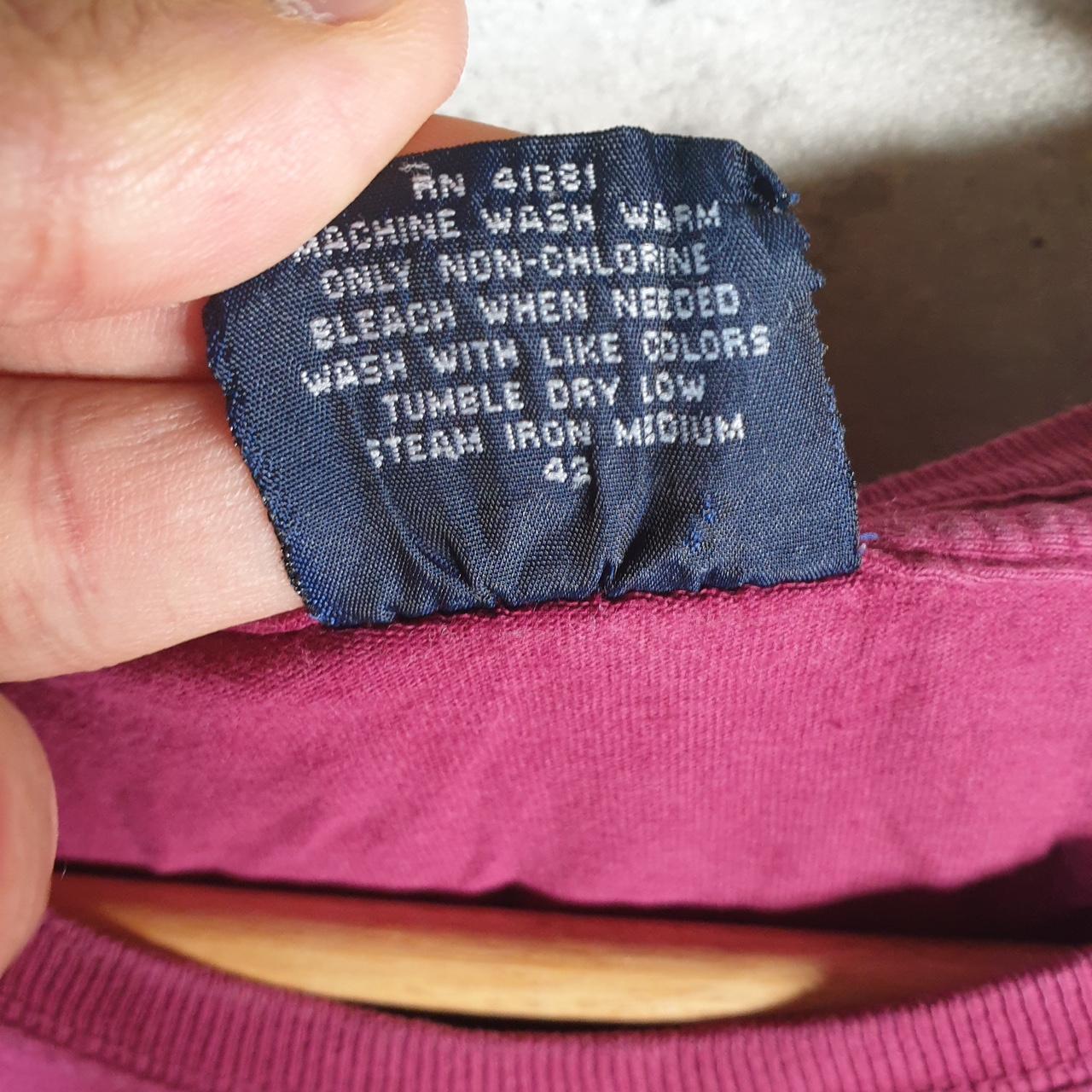 Vintage Ralph Lauren Polo T Shirt Men’s Medium Burgundy Embroidered Custom Fit Pony C9048