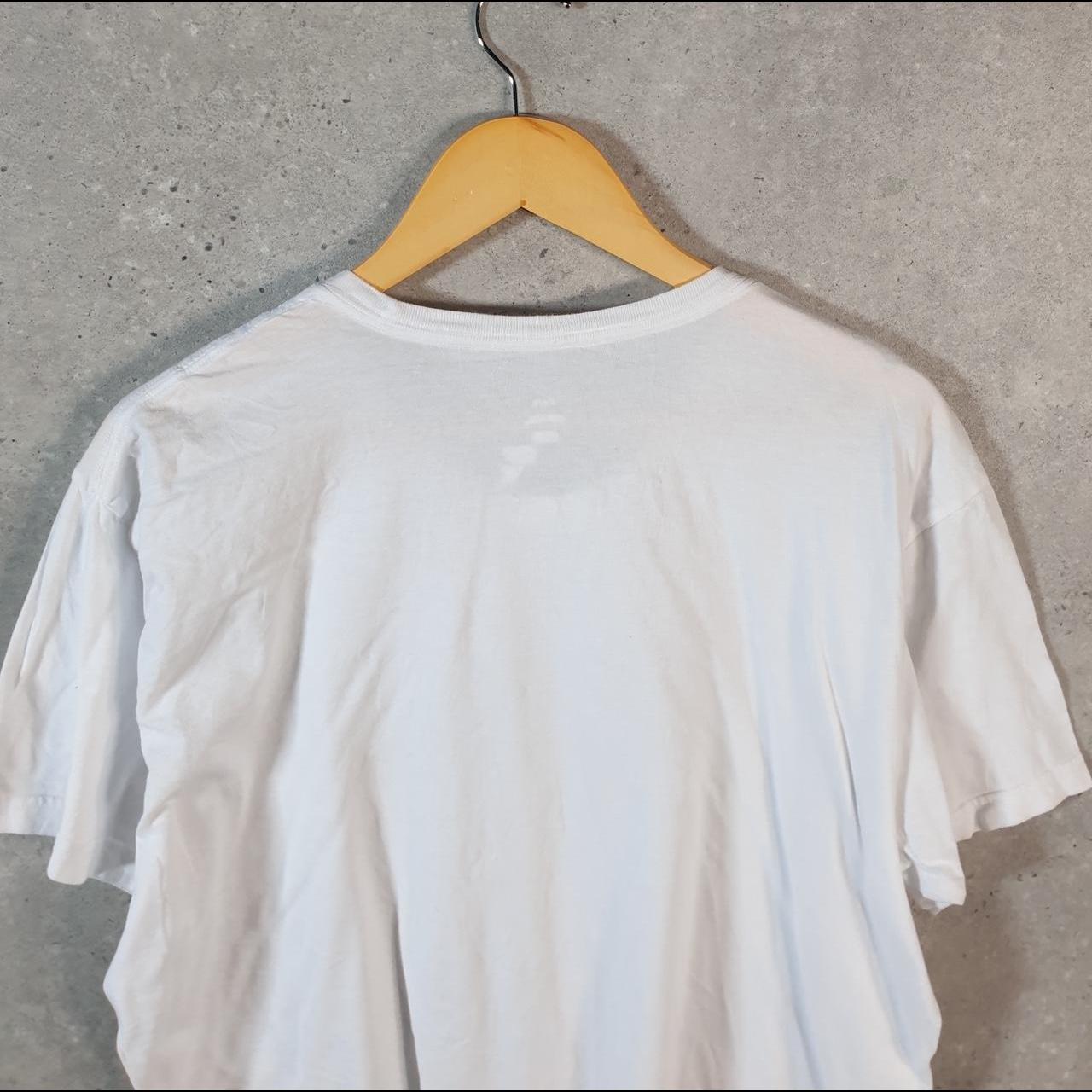 Vintage Ralph Lauren Polo Sport T Shirt Men’s Large White Classic Fit Embroidered Pony C9033