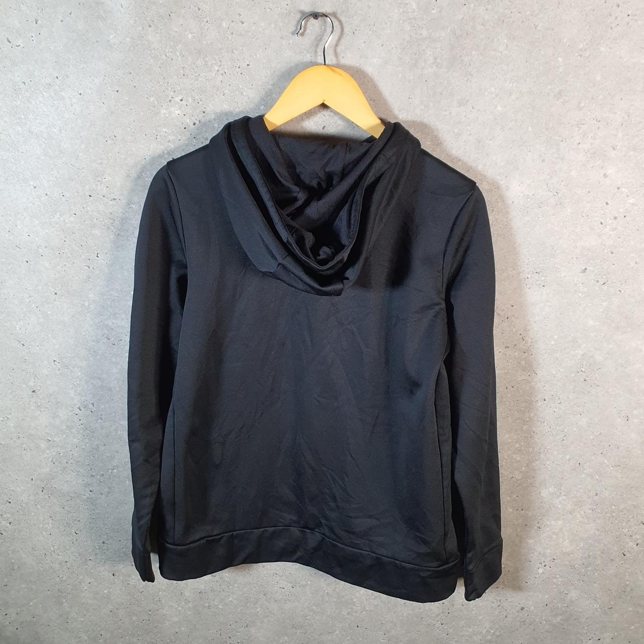 Vintage Nike Dri Fit USA Hoodie Men’s Medium Black Swoosh Y2K Full Zip