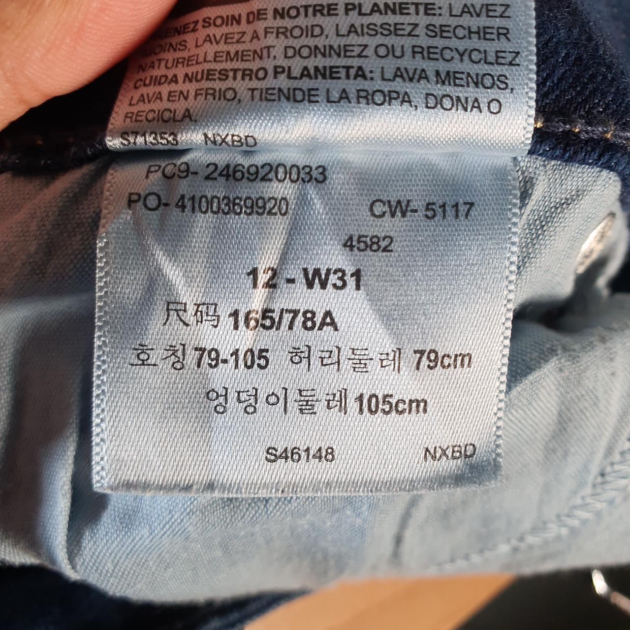 Vintage Levi’s Baggy Shorts Jorts Cargo Womens W31 Blue Relaxed Denim