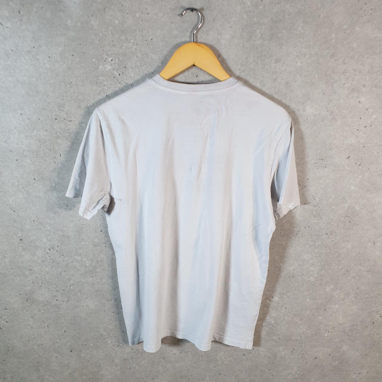 Vintage Levis Spellout T Shirt Shirt Mens Medium White Logo Athletic Slim Fit