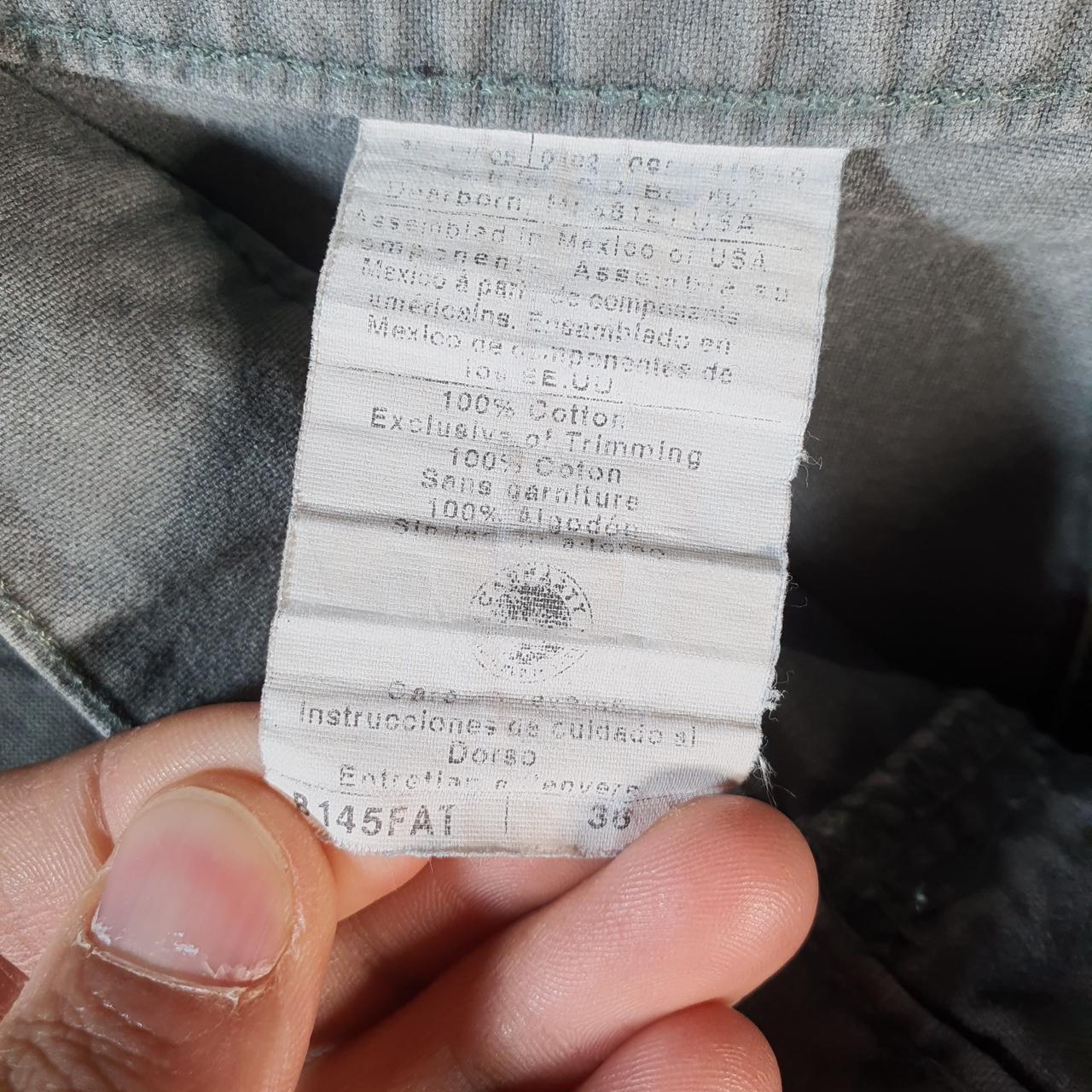 Vintage Carhartt Baggy Carpenter Shorts Jorts Cargo Men’s W36 Grey Relaxed Fit Workwear A4845