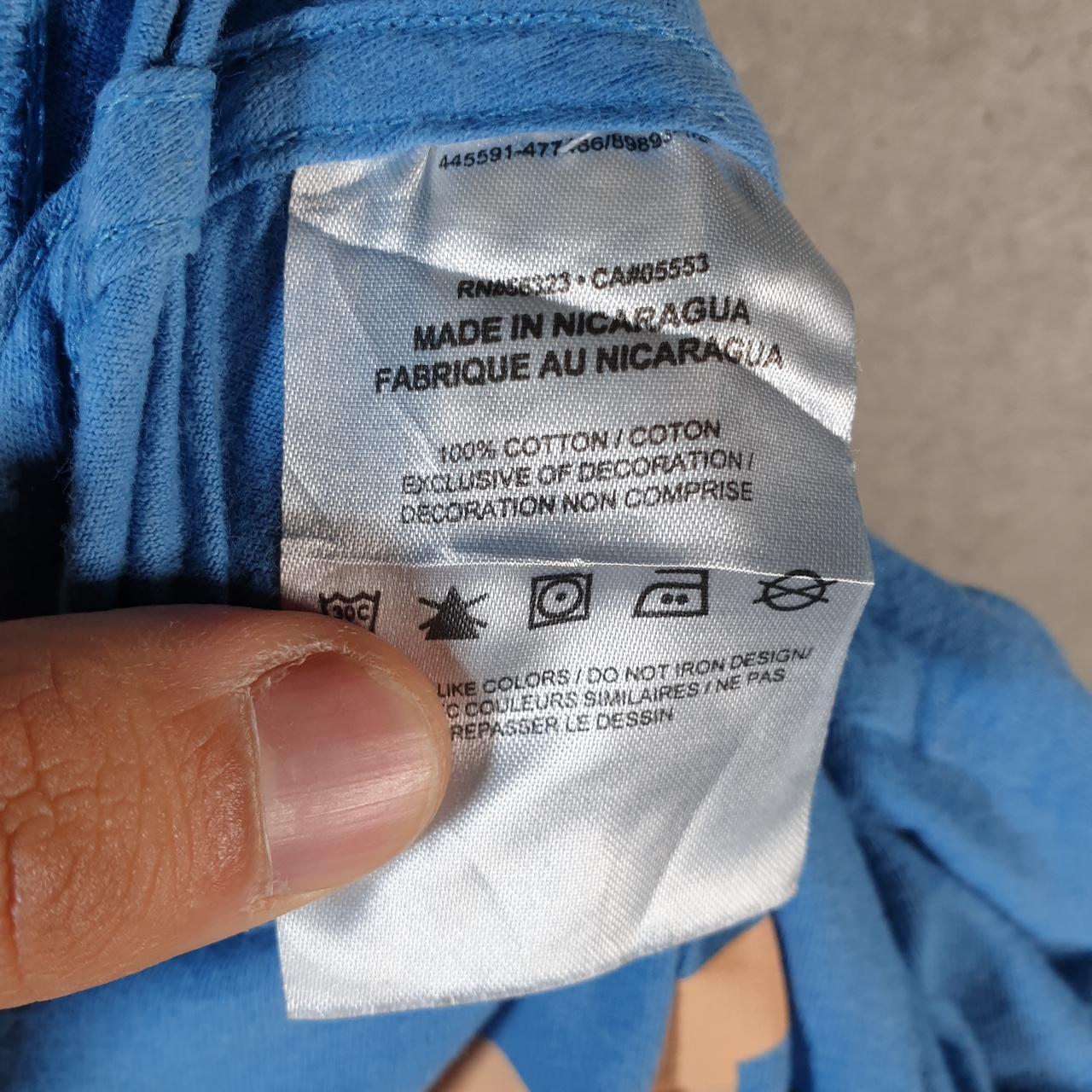 Vintage Nike Just Do It T Shirt Men’s XL Blue Swoosh Logo Athletic