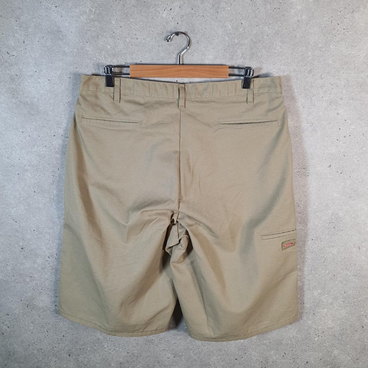 Vintage Dickies Baggy Chino Shorts Jorts Cargo Mens W38 Brown Relaxed Fit