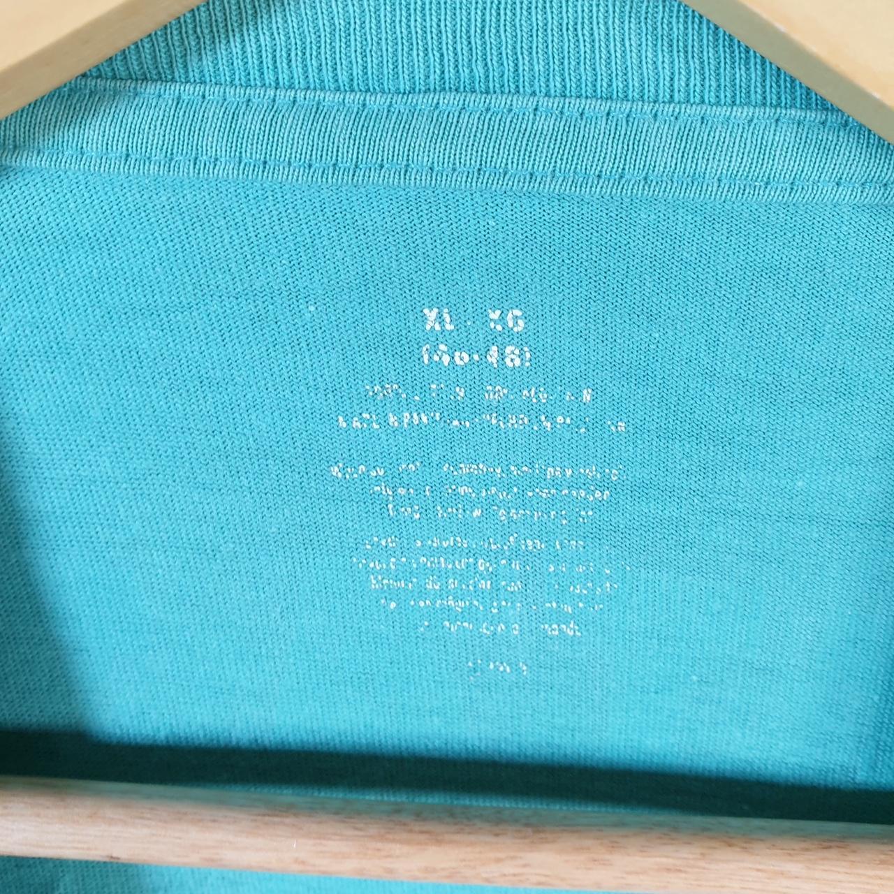 Vintage Iguana Lager Graphic Logo T Shirt Mens XL Blue Print Casual