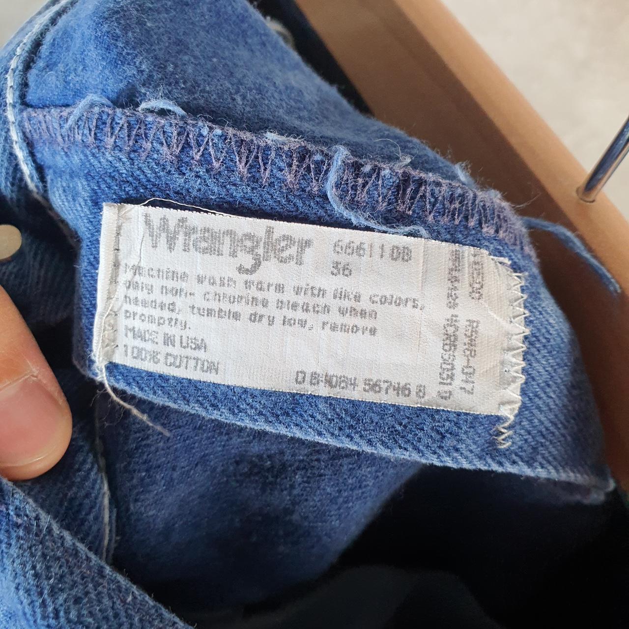 Vintage Wrangler Denim Shorts Jorts Cargo Men’s W36 Blue Baggy Cotton