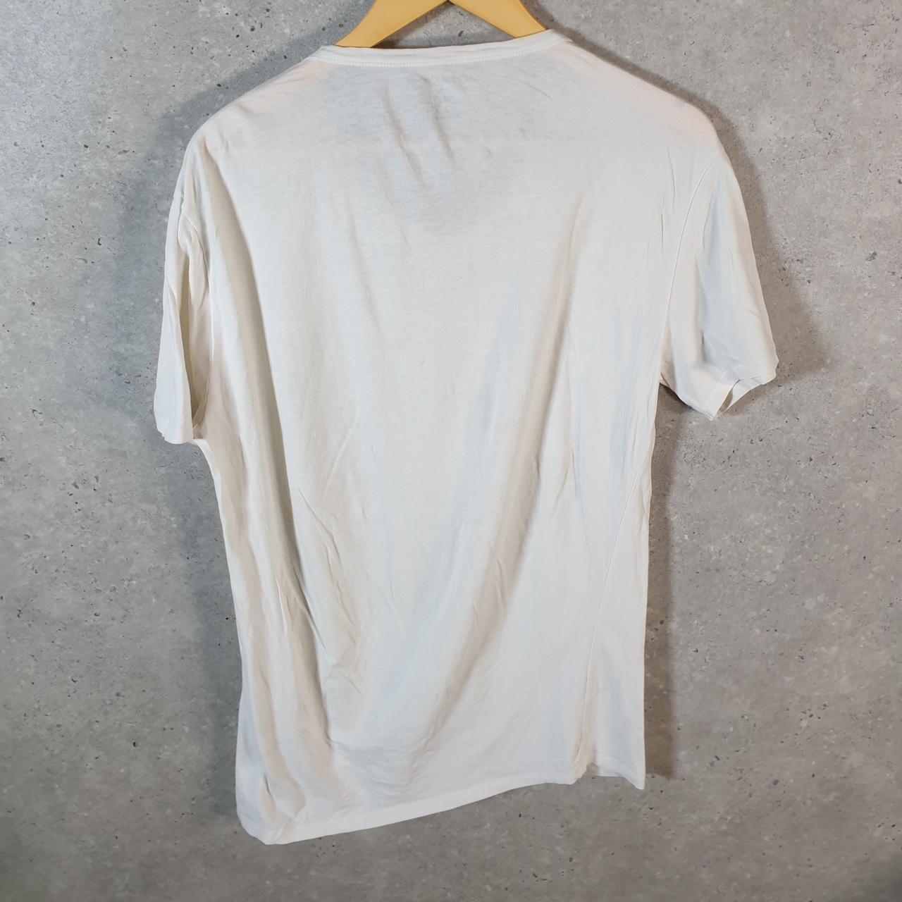 Vintage Calvin Klein Spellout Blank T Shirt Men’s Medium White Casual Sports