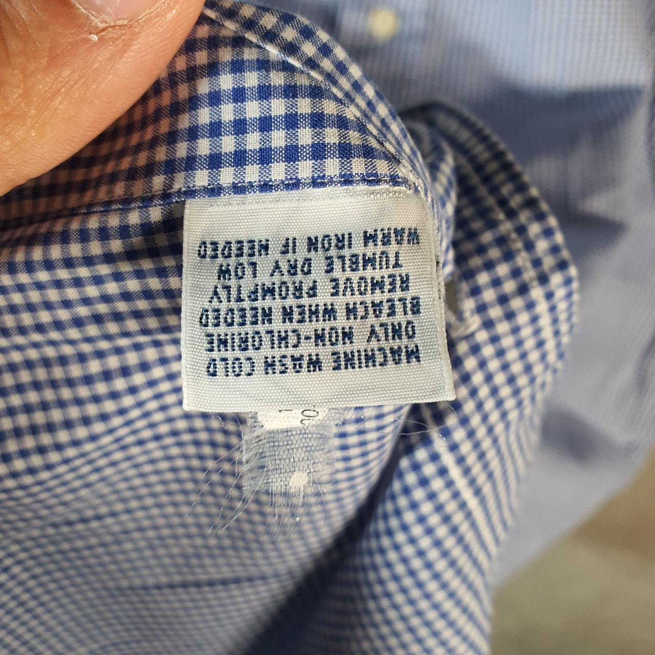 Vintage Ralph Lauren Button Down Shirt Men’s Medium Blue Short Sleeve Pony Cotton