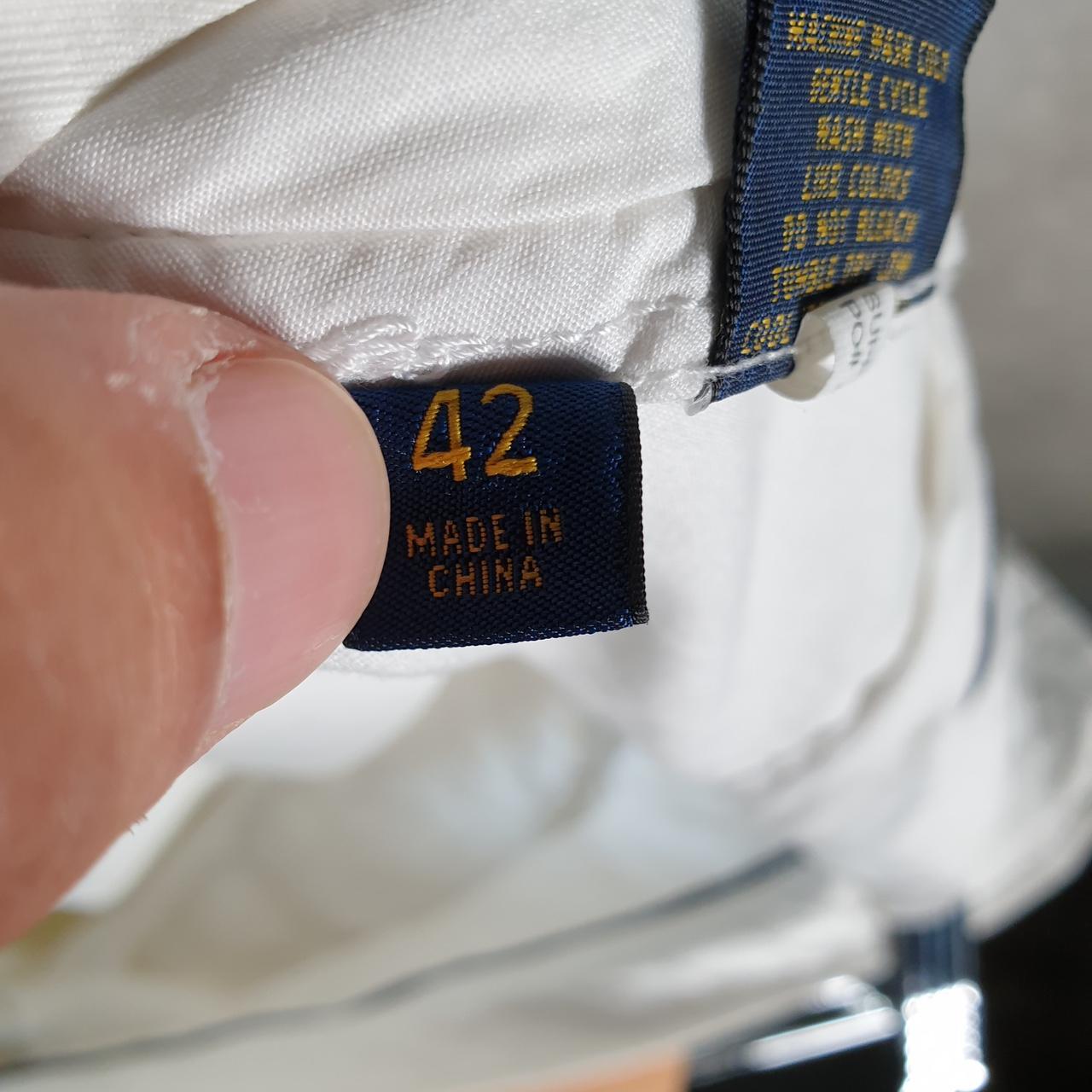 Vintage Ralph Lauren Polo Shorts Jorts Chino Cargo Men’s W34 White Baggy Cotton A4260