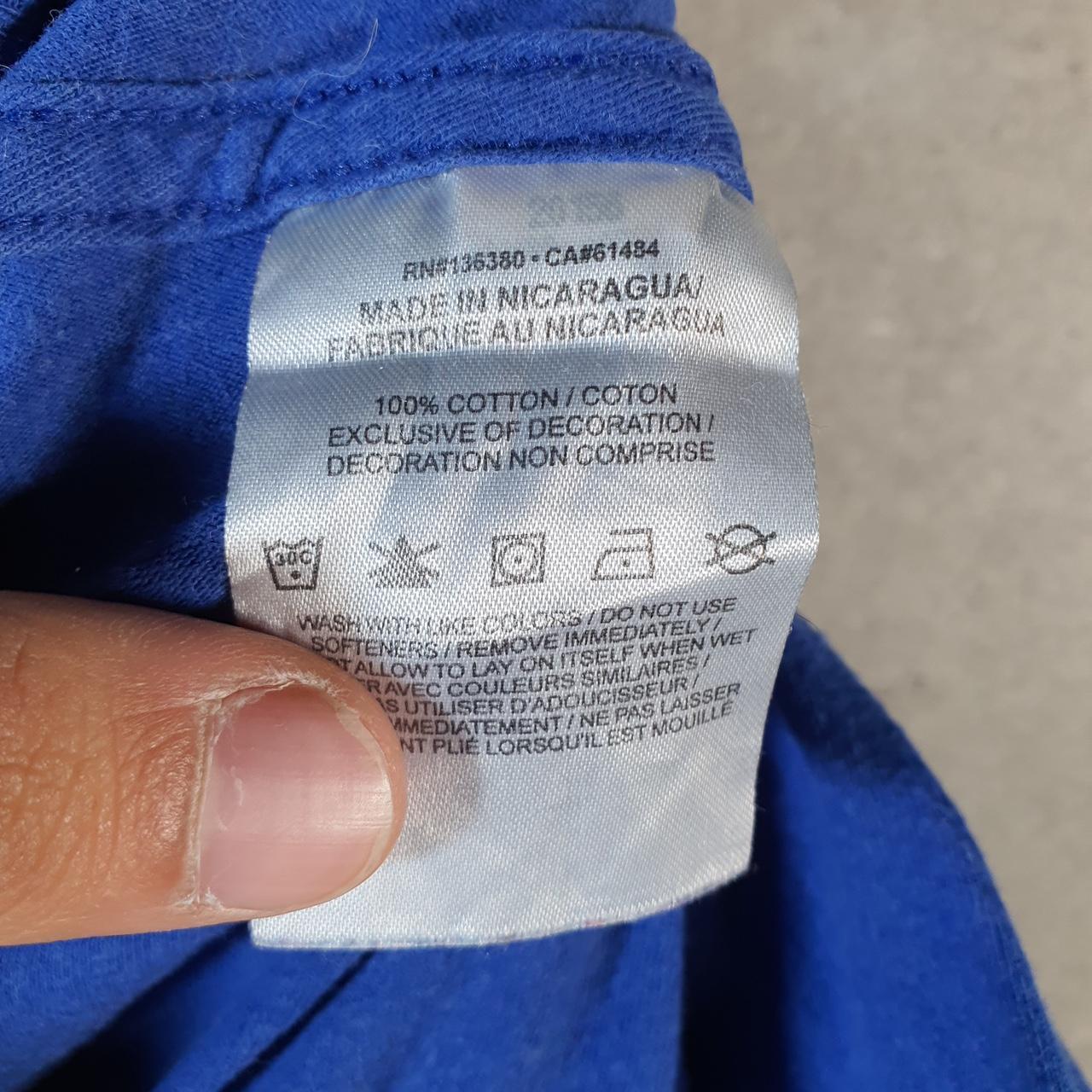 Vintage Nike Rangers Arlington Texas MLB T Shirt Mens Medium Blue Logo Swoosh Athletic