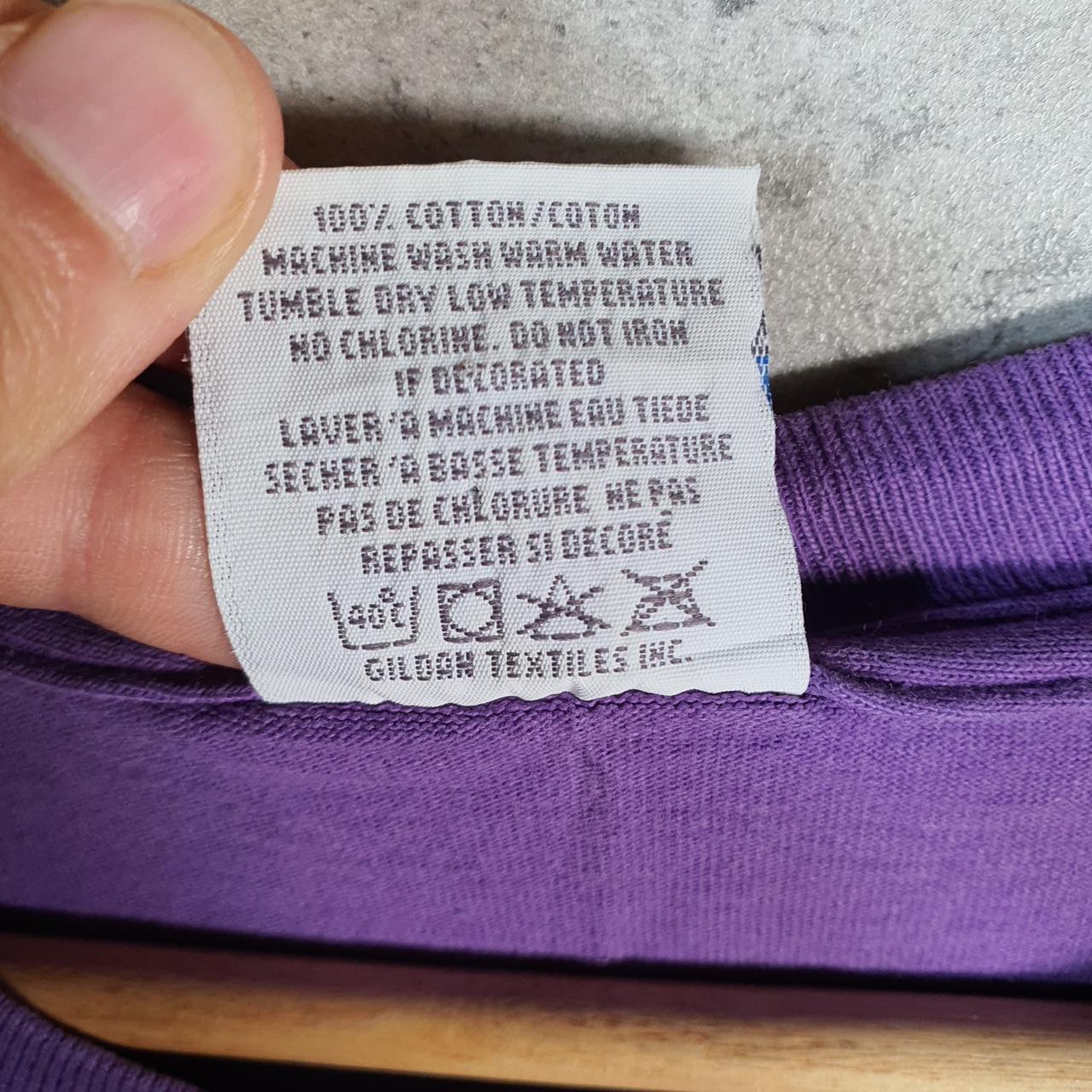 Vintage Gildan Las Vegas Graphic 90s USA Single Stitch T Shirt Men’s XL Purple