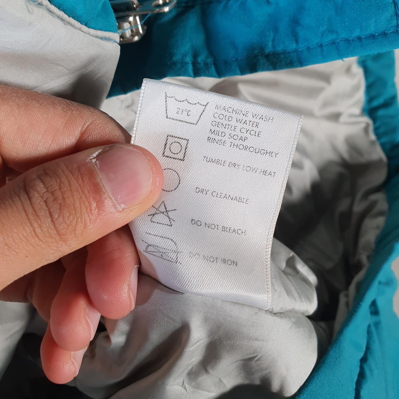 Vintage L.L. Bean Outdoors Nylon Jacket Womens Large Hooded Blue Waterproof