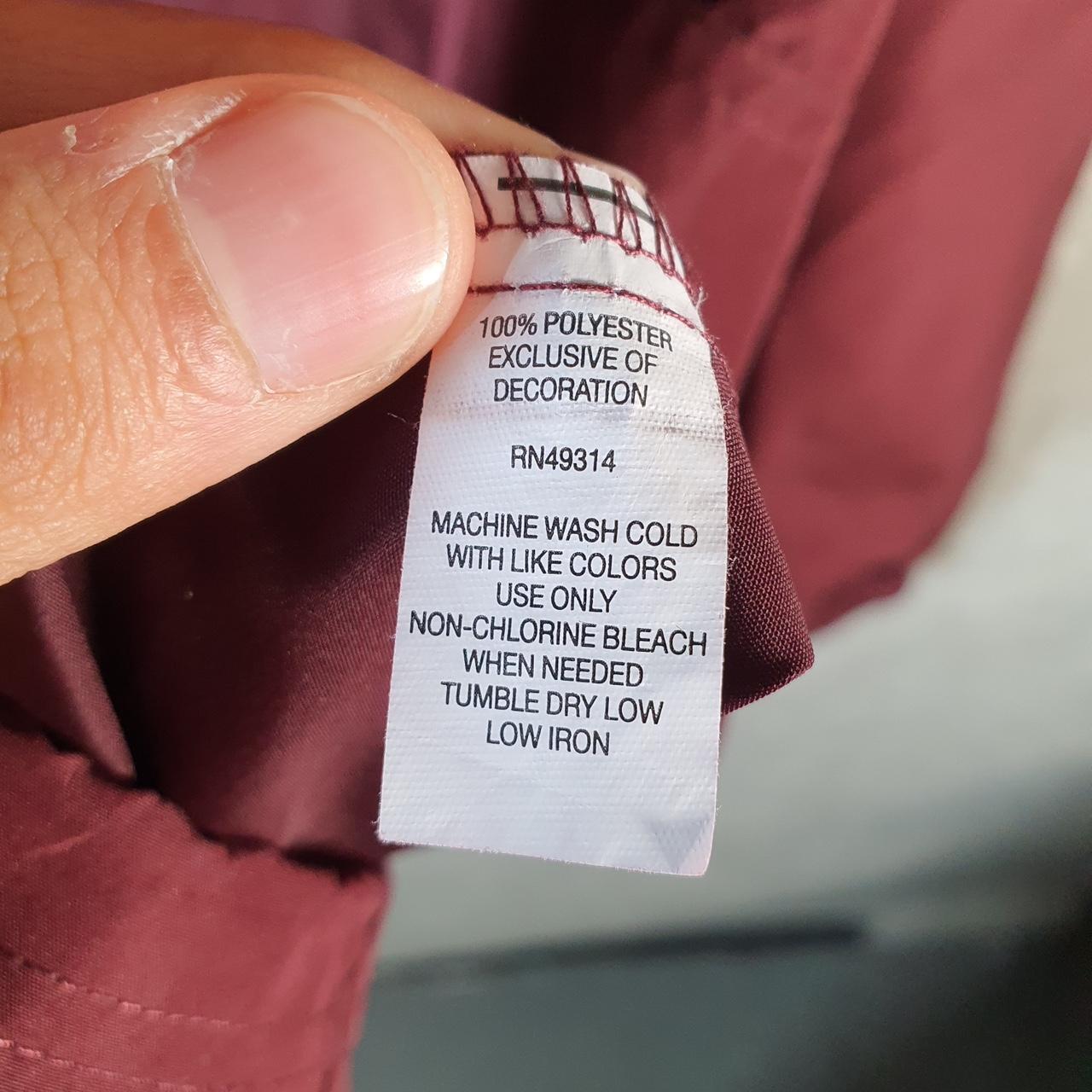 Vintage Champion Windbreaker Track Jacket Mens Medium Burgundy Logo 1/4 Zip Hoodie