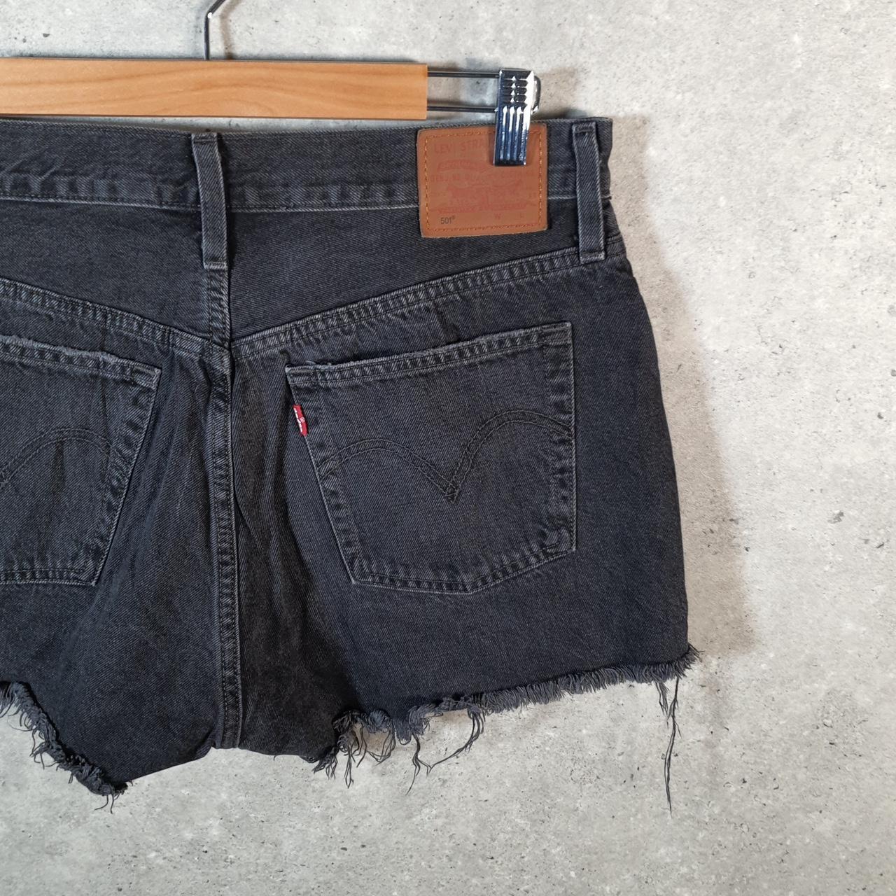 Vintage Levi’s 501 Cut Off Shorts Jorts Cargo Womens W31 Grey Relaxed Denim