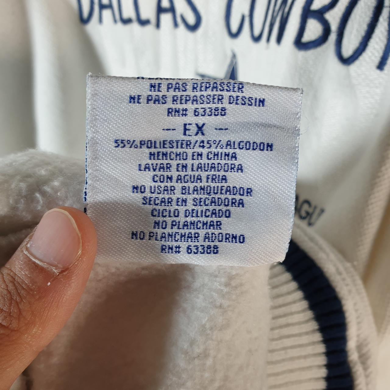Vintage NFL Pro Line Logo Athletic Dallas Cowboys Sweatshirt Men’s XL White USA Pro Sport