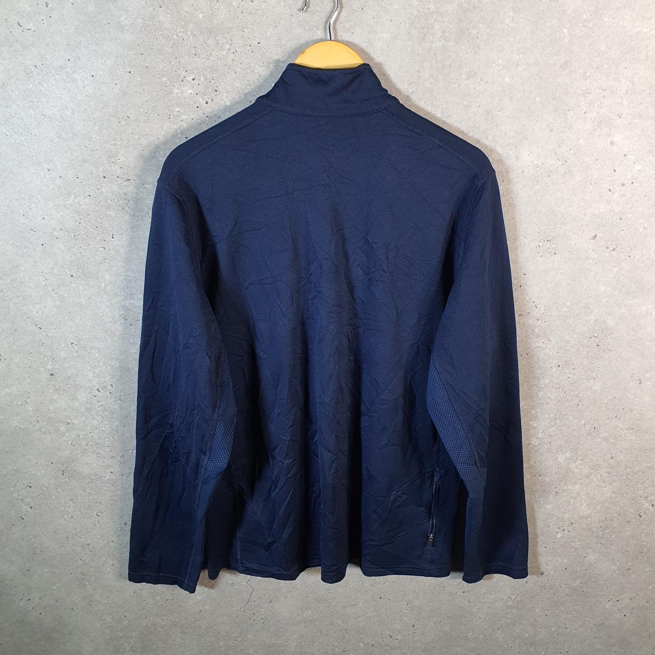 Vintage Nike Dri Fit USA 1/4 Zip Sweatshirt Men’s Large Navy Blue Swoosh Y2K Pullover