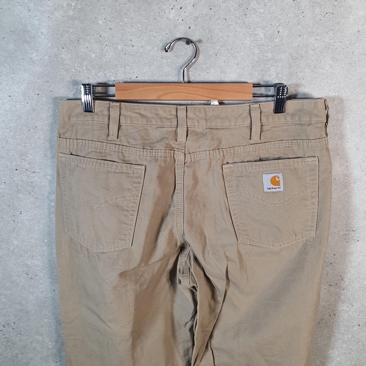 Vintage Carhartt Carpenter Trousers Womens W34 L32 Brown Original Fit Workwear