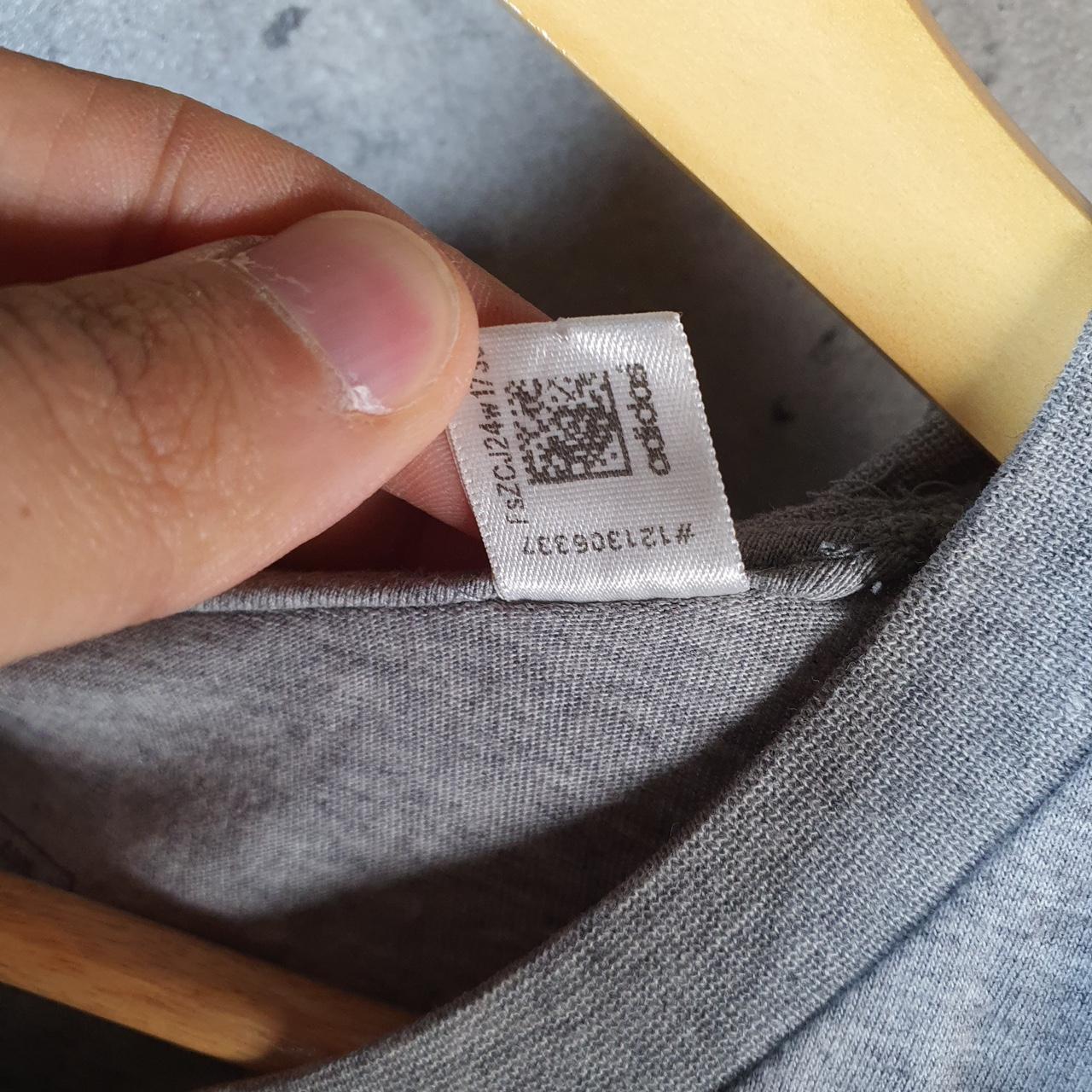 Vintage Adidas Spellout Retro T Shirt Men’s Large Grey Three Stripes Logo