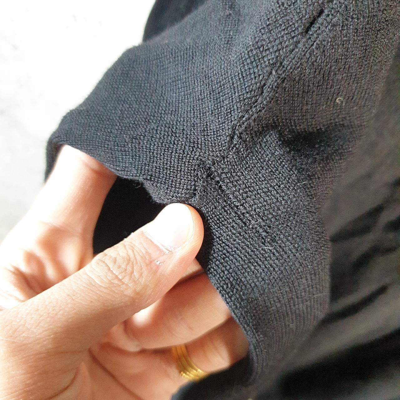 Vintage Ralph Lauren Polo Merino Wool Sweatshirt Men’s 2XL Black Cotton Pullover Pony
