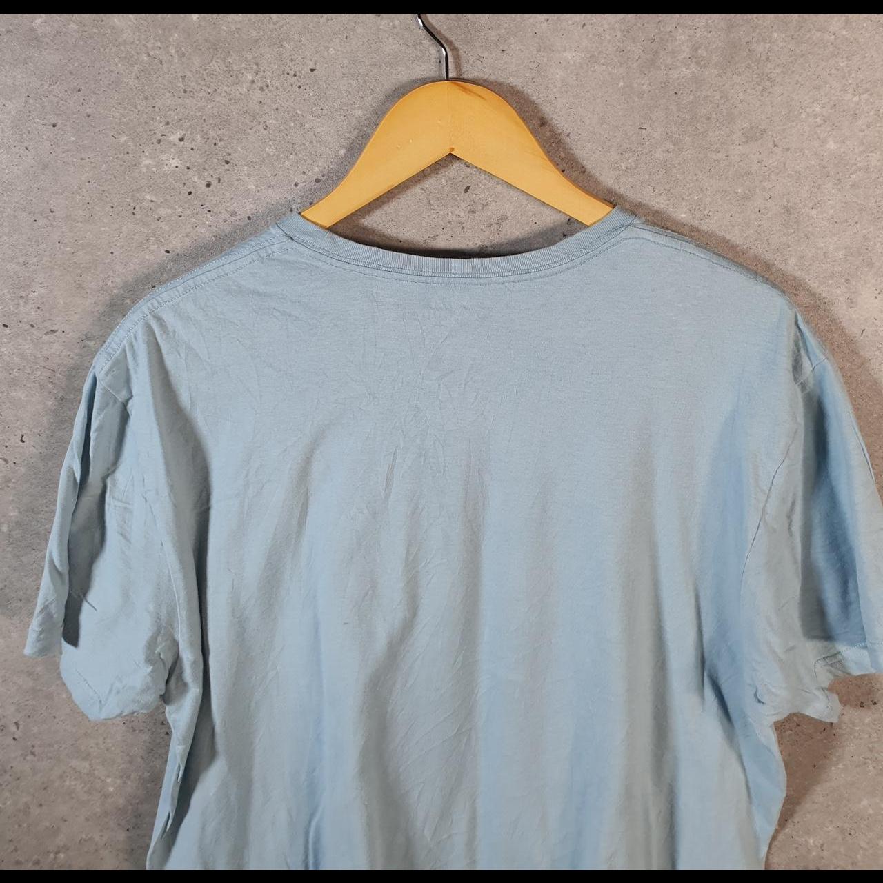 Vintage Ralph Lauren Polo T Shirt Men’s Large Blue Embroidered Pony Classic Fit C9091