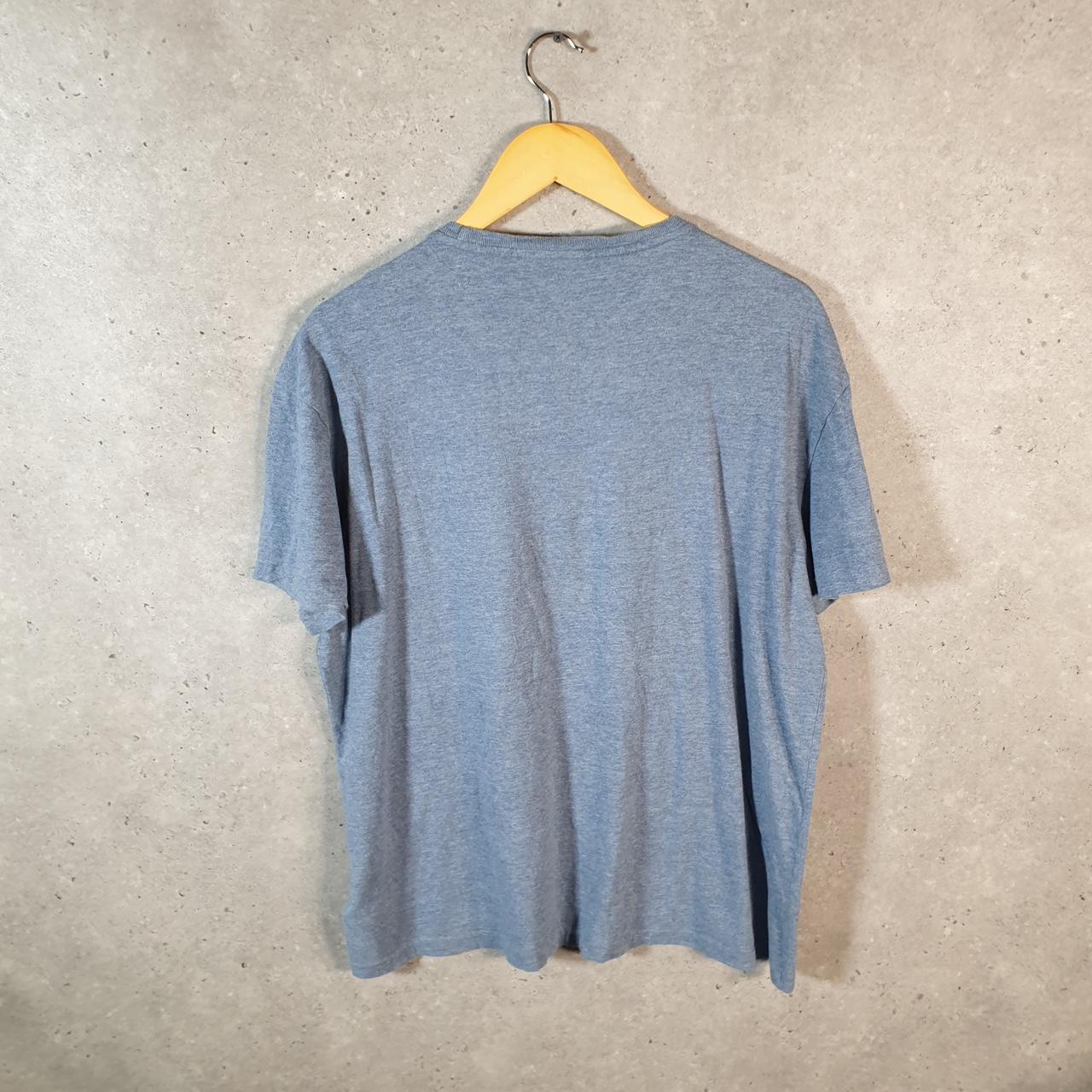 Vintage Ralph Lauren Polo T Shirt Men’s Medium Blue Embroidered Classic Fit Pony C9146