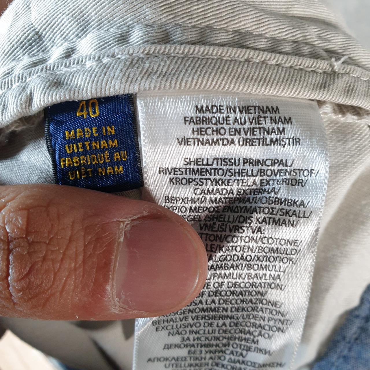 Vintage Ralph Lauren Polo Shorts Jorts Chino Cargo Men’s W40 Beige Baggy Cotton