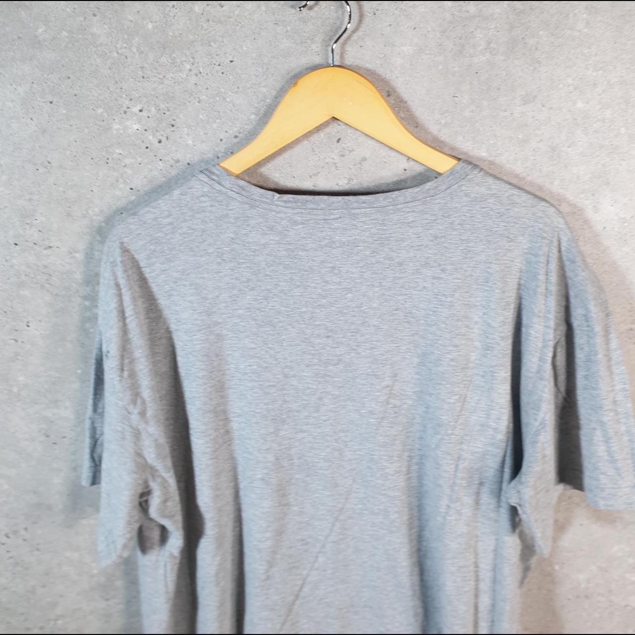 Vintage Ralph Lauren Polo T Shirt Men’s XL Grey Embroidered Slim Fit Pony C8598