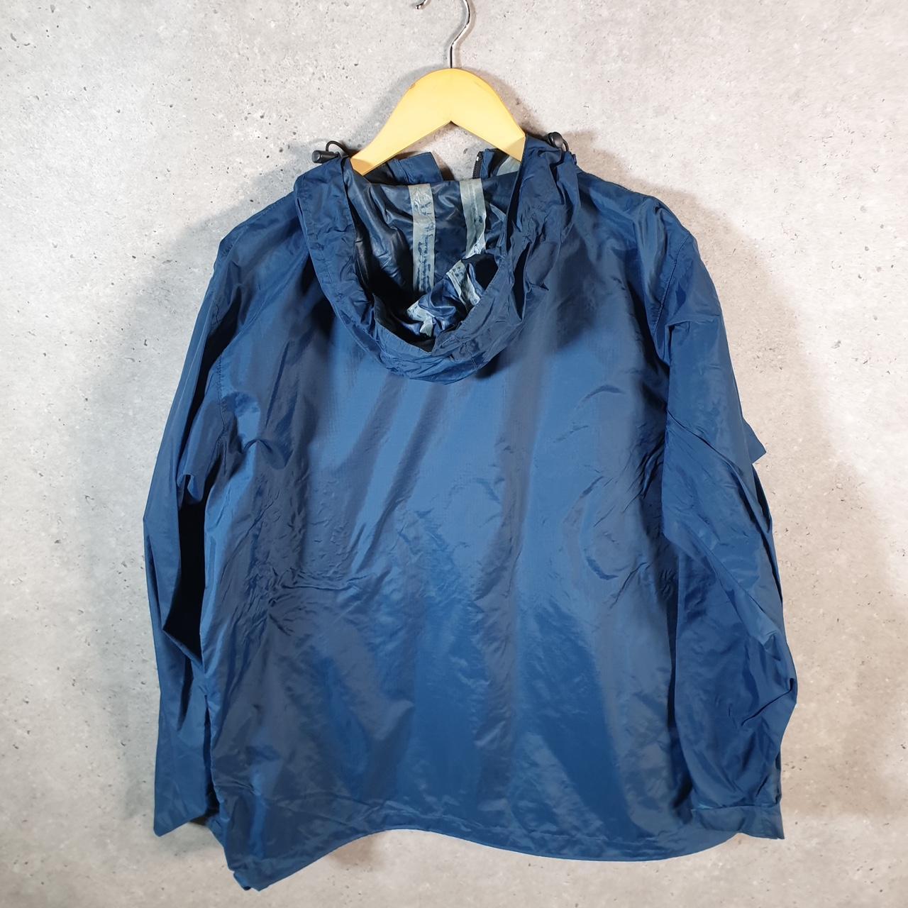 Vintage L.L. Bean Outdoors Nylon Jacket Womens Medium Blue Waterproof