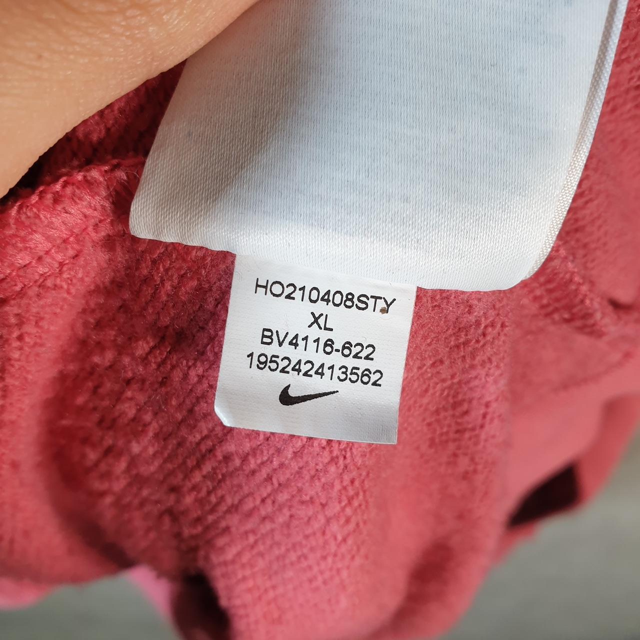 Vintage Nike Club Embroidered Hoodie Womens XL Pink Swoosh Y2K Pullover