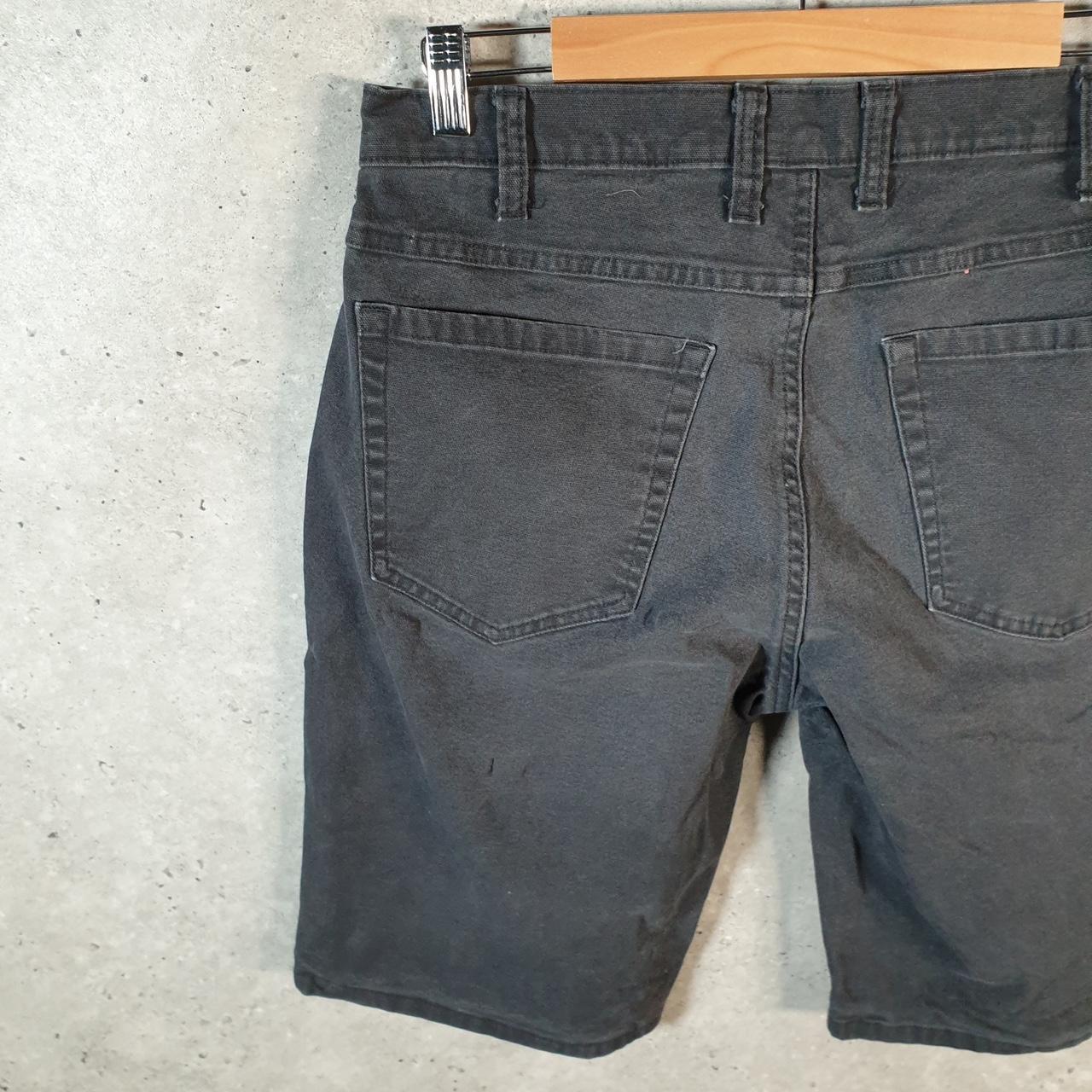 Vintage Dickies Baggy Chino Shorts Jorts Cargo Mens W30 Denim Grey Relaxed Fit